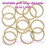 large AR rings - 10ga GF - inch sizes