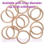 large AR rings - 18ga GFR - mm sizes