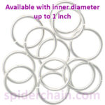 large AR rings - 19ga SS - inch sizes