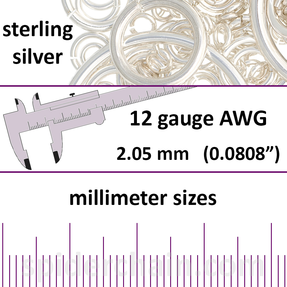 Sterling Silver 6mm Jump Rings to Attach Charms to Chains. Wholesale -  925Express